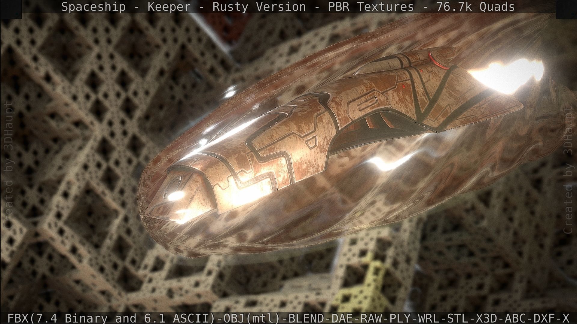 Spaceship - Keeper - Rusty Version 3D model_471