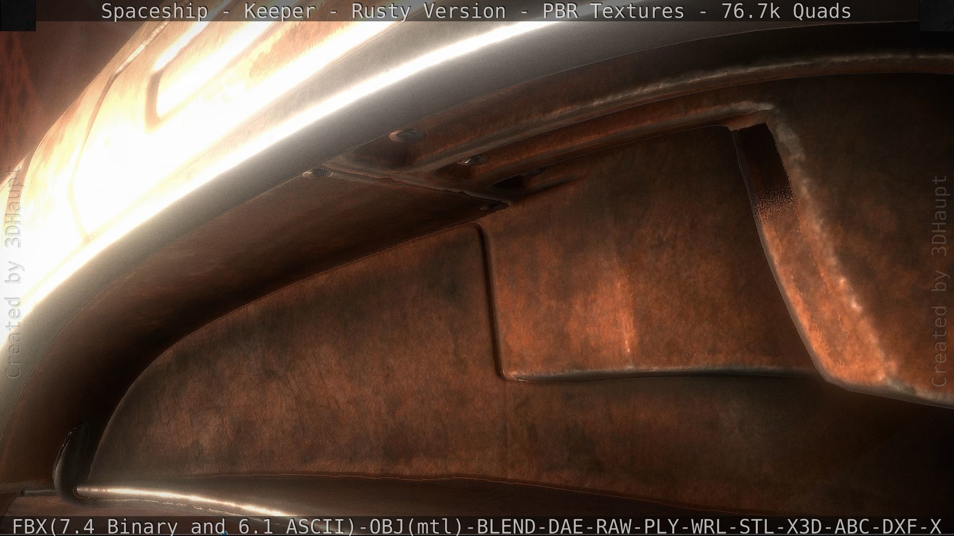 Spaceship - Keeper - Rusty Version 3D model_87