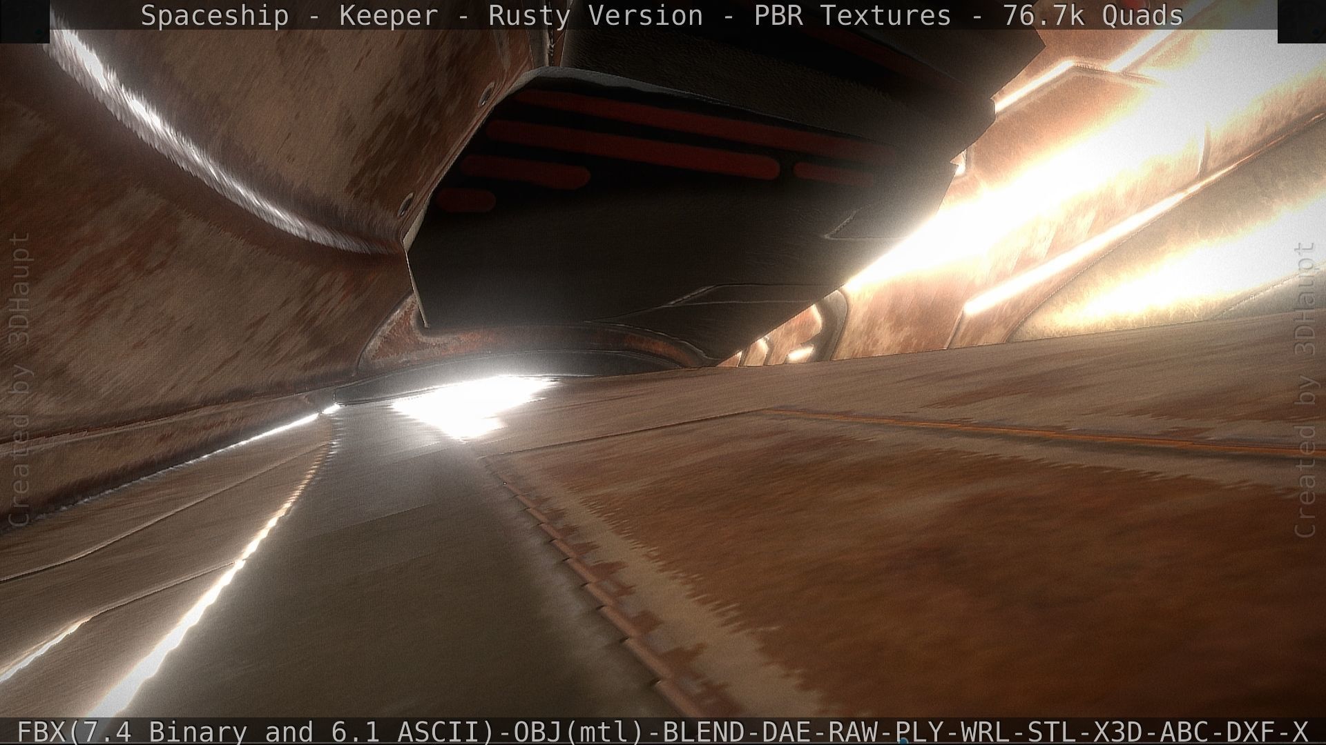 Spaceship - Keeper - Rusty Version 3D model_104