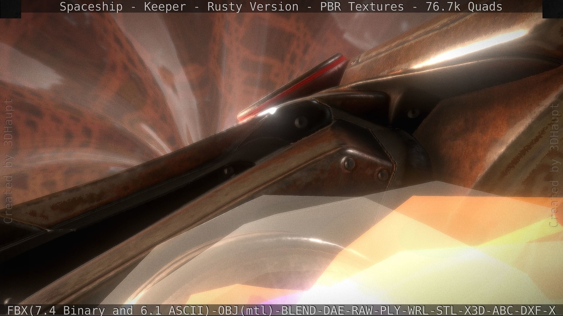 Spaceship - Keeper - Rusty Version 3D model_164