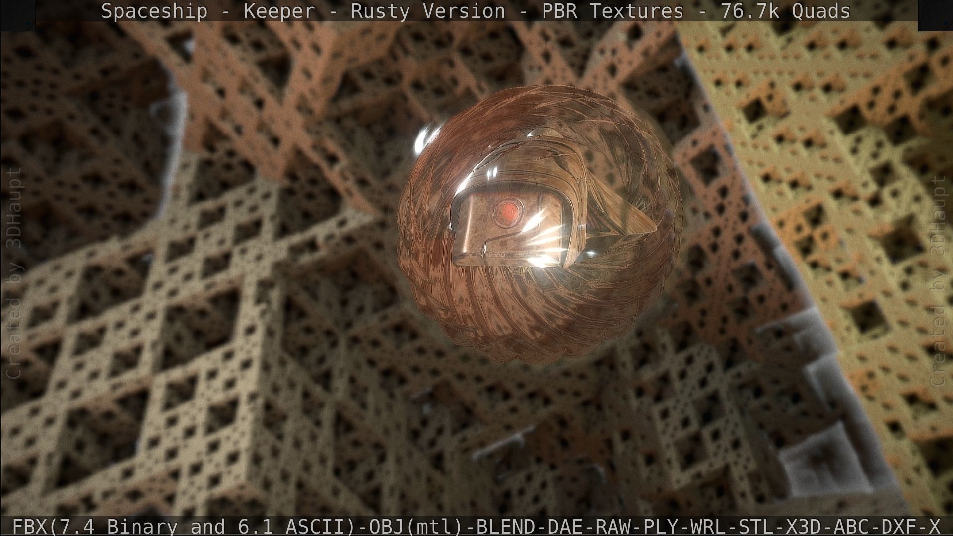 Spaceship - Keeper - Rusty Version 3D model_470