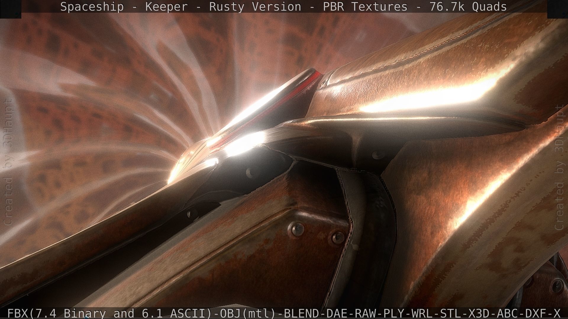 Spaceship - Keeper - Rusty Version 3D model_170