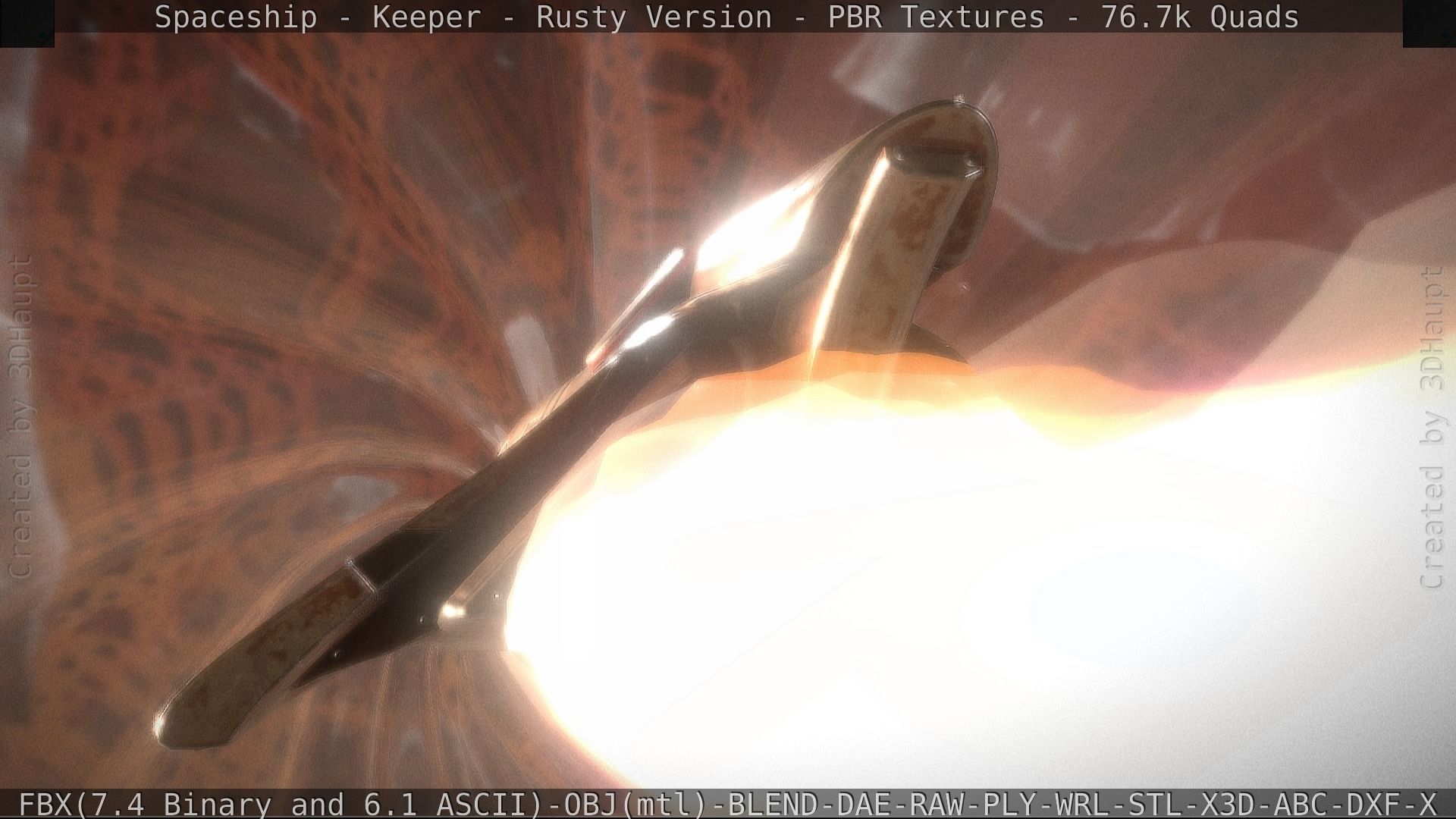 Spaceship - Keeper - Rusty Version 3D model_161