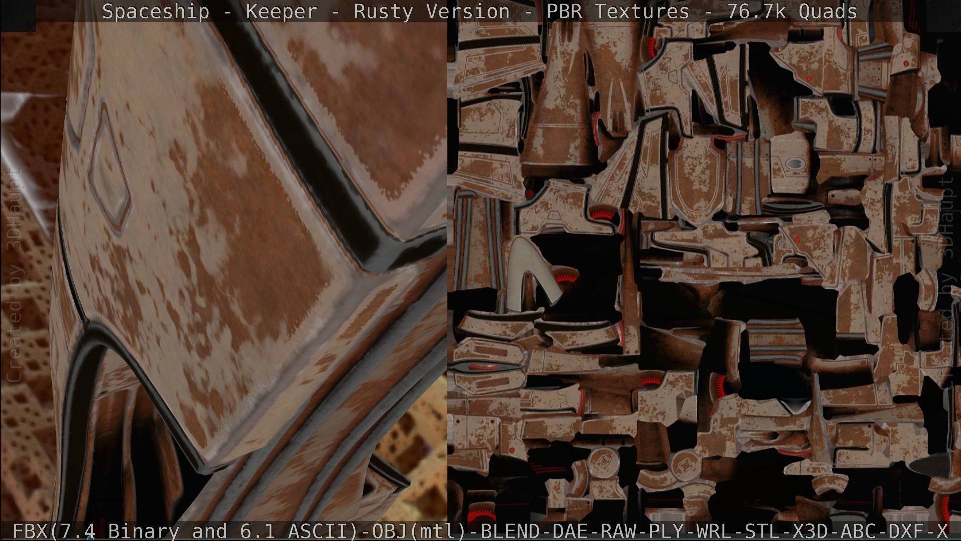 Spaceship - Keeper - Rusty Version 3D model_283