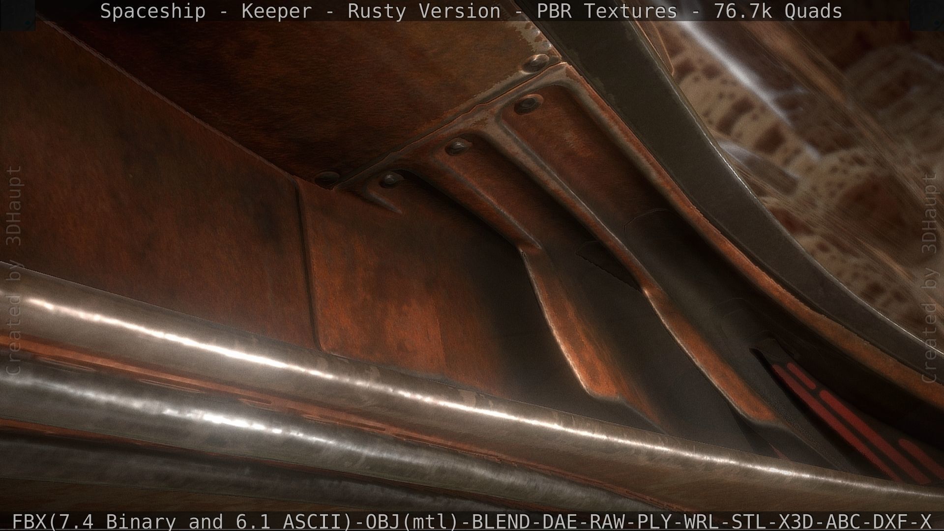 Spaceship - Keeper - Rusty Version 3D model_76