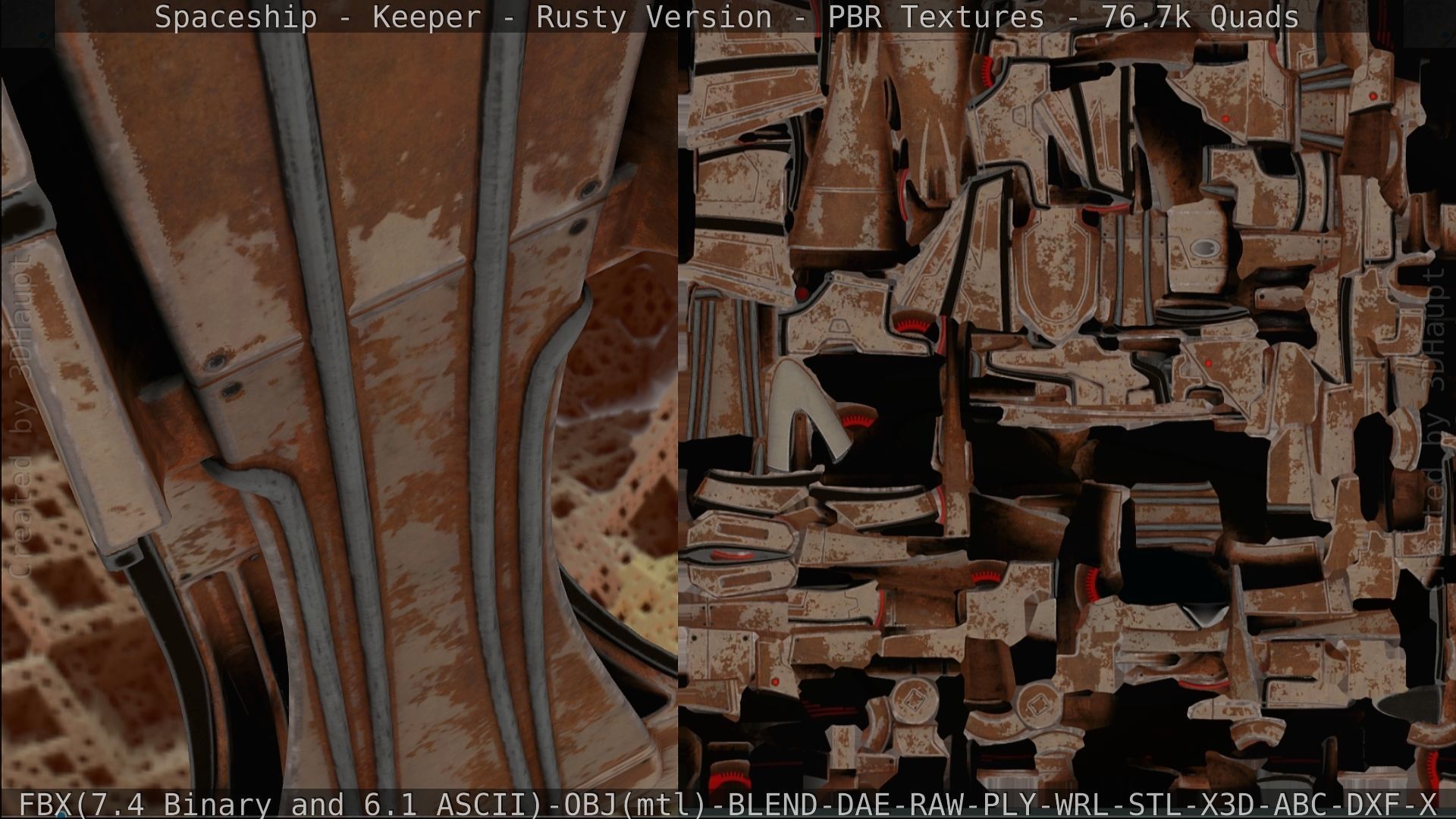 Spaceship - Keeper - Rusty Version 3D model_284