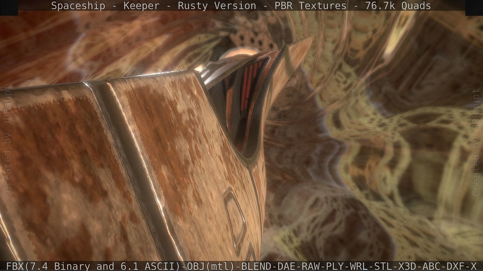 Spaceship - Keeper - Rusty Version 3D model_192