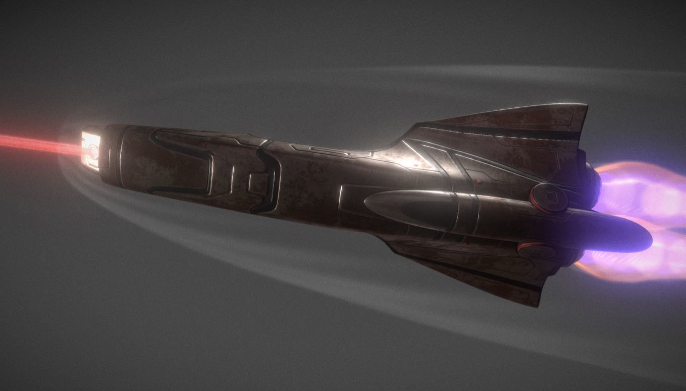 Spaceship - Keeper - Rusty Version 3D model_8