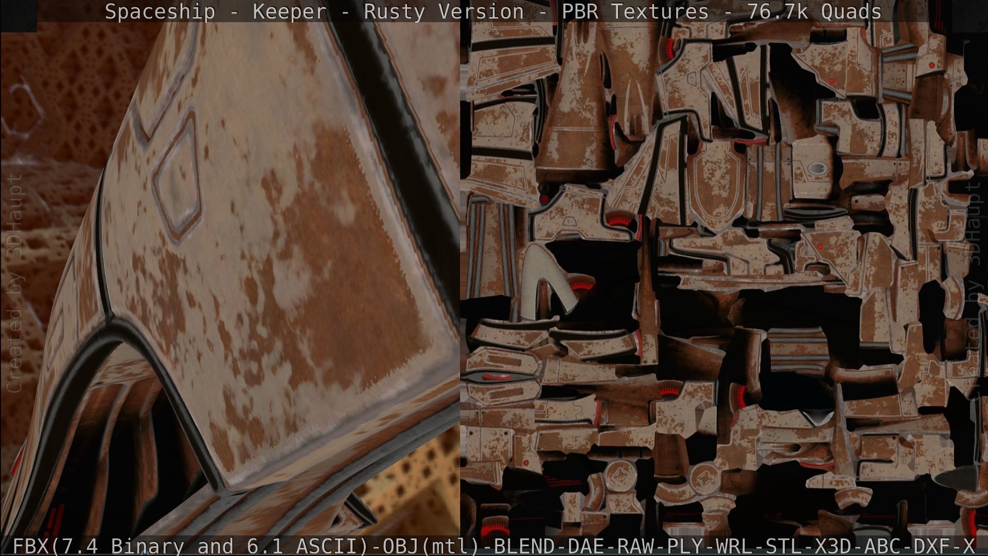 Spaceship - Keeper - Rusty Version 3D model_286