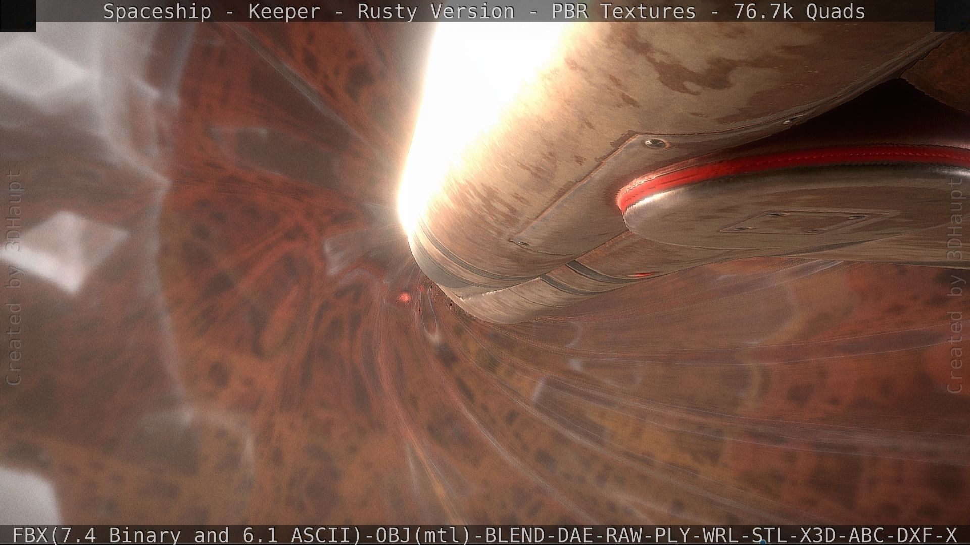 Spaceship - Keeper - Rusty Version 3D model_110