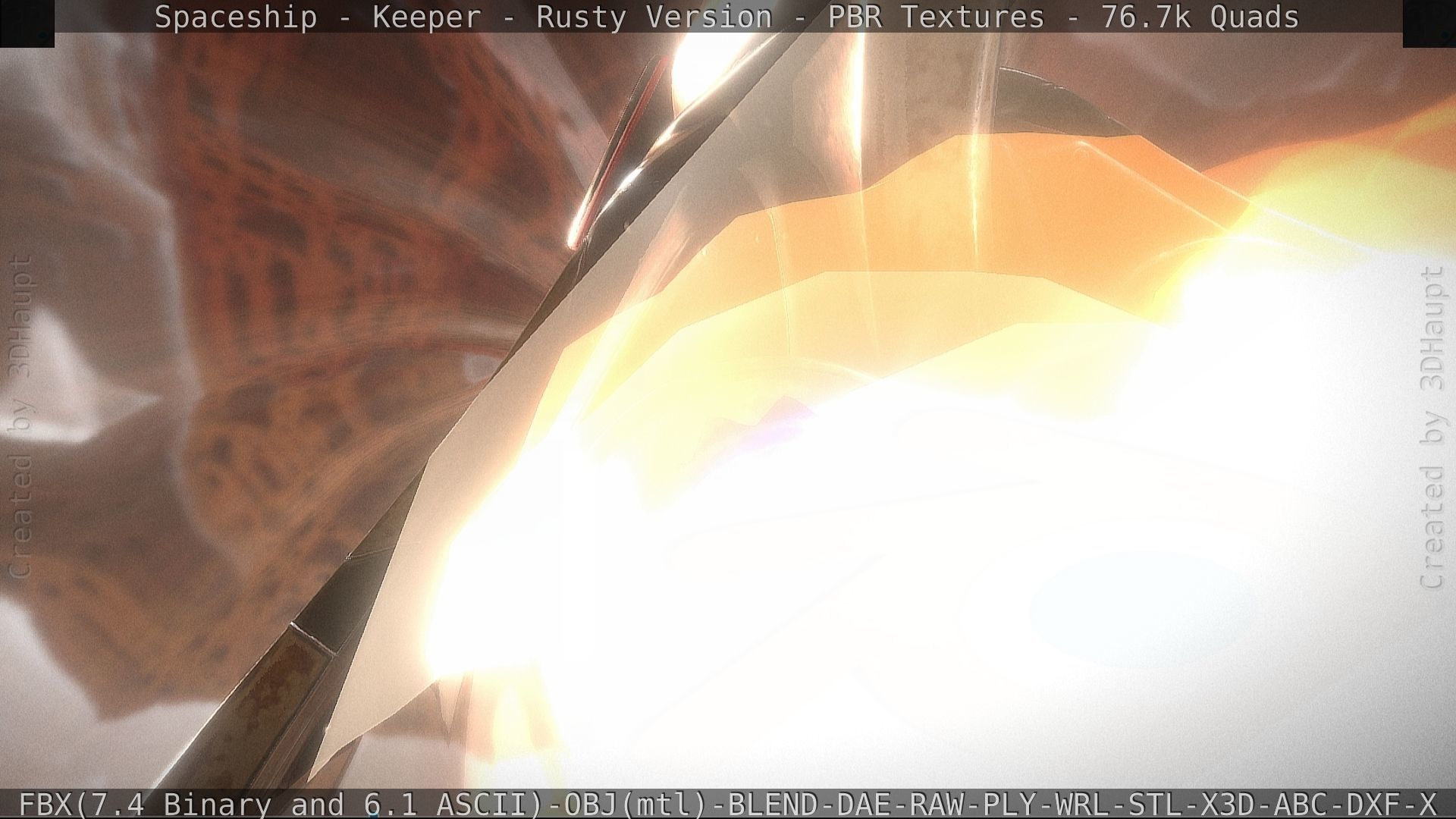 Spaceship - Keeper - Rusty Version 3D model_173