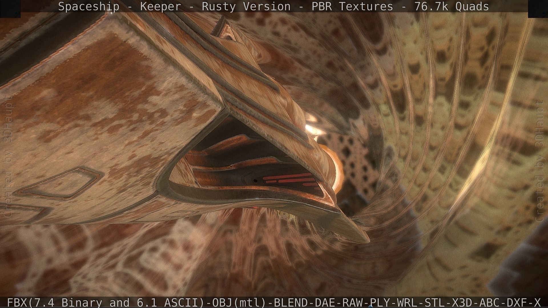 Spaceship - Keeper - Rusty Version 3D model_188