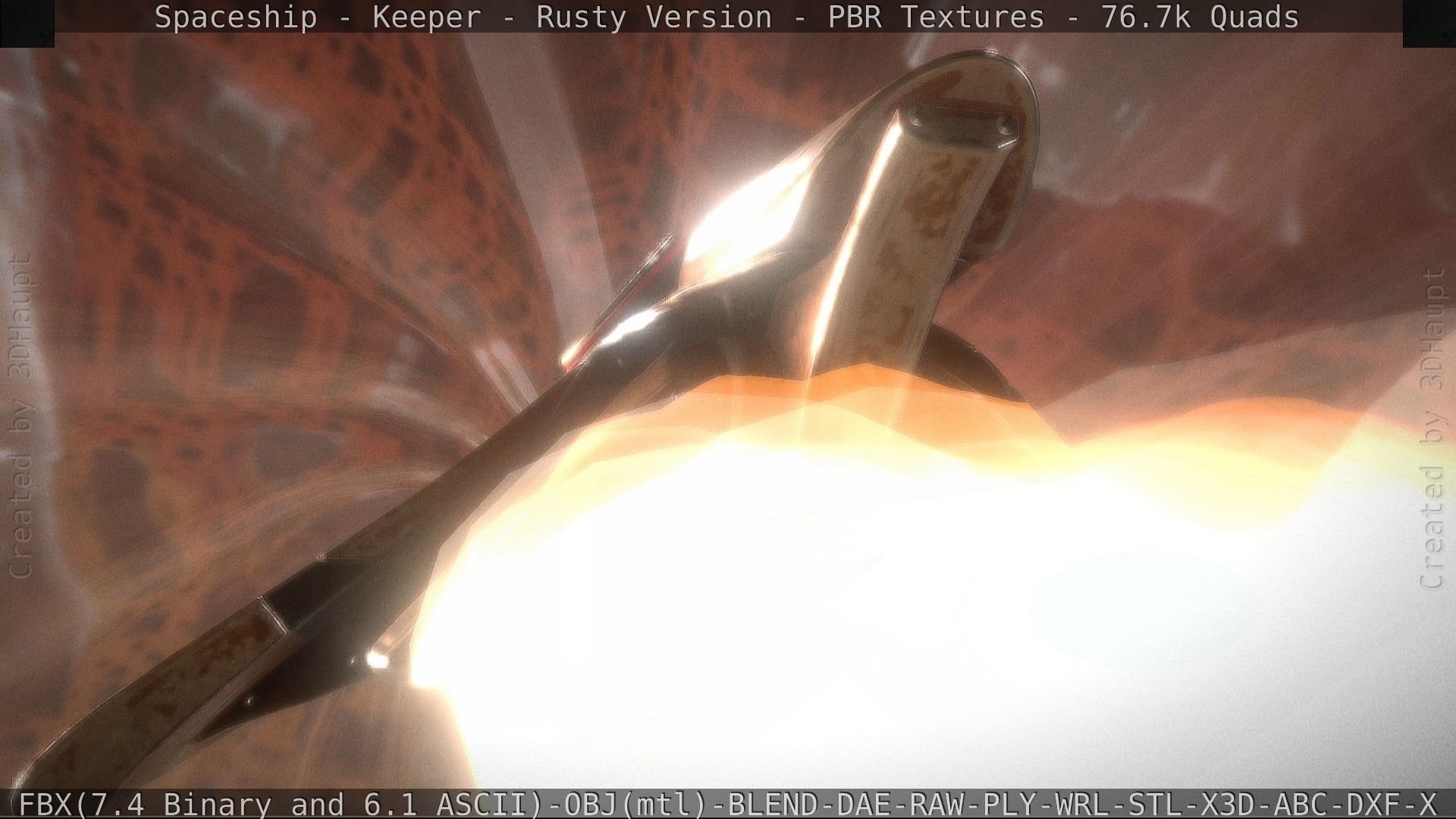 Spaceship - Keeper - Rusty Version 3D model_159