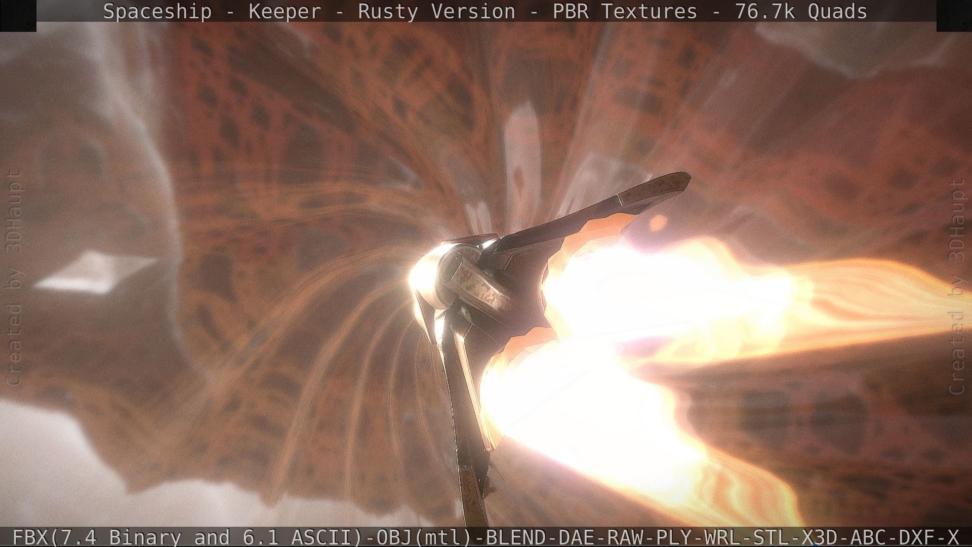 Spaceship - Keeper - Rusty Version 3D model_26