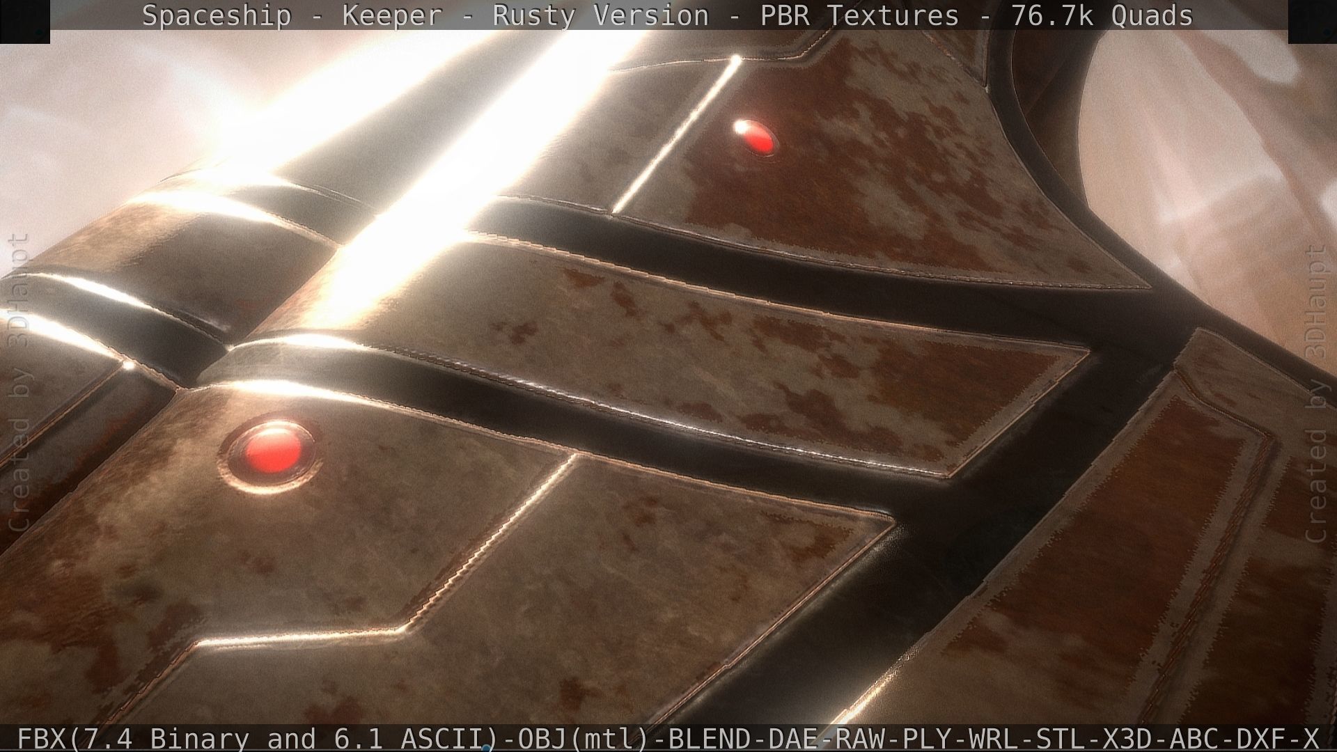 Spaceship - Keeper - Rusty Version 3D model_136