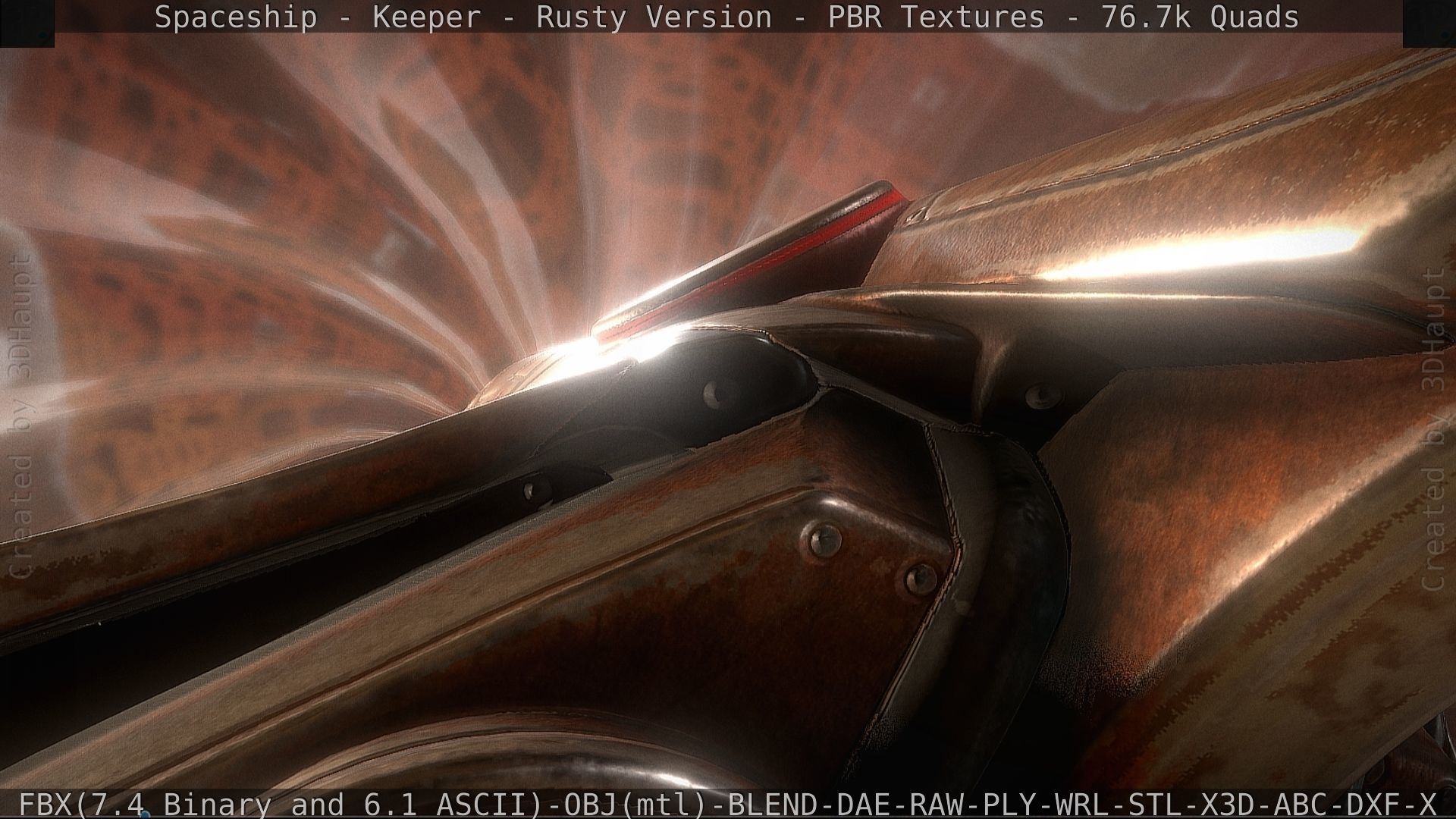 Spaceship - Keeper - Rusty Version 3D model_168