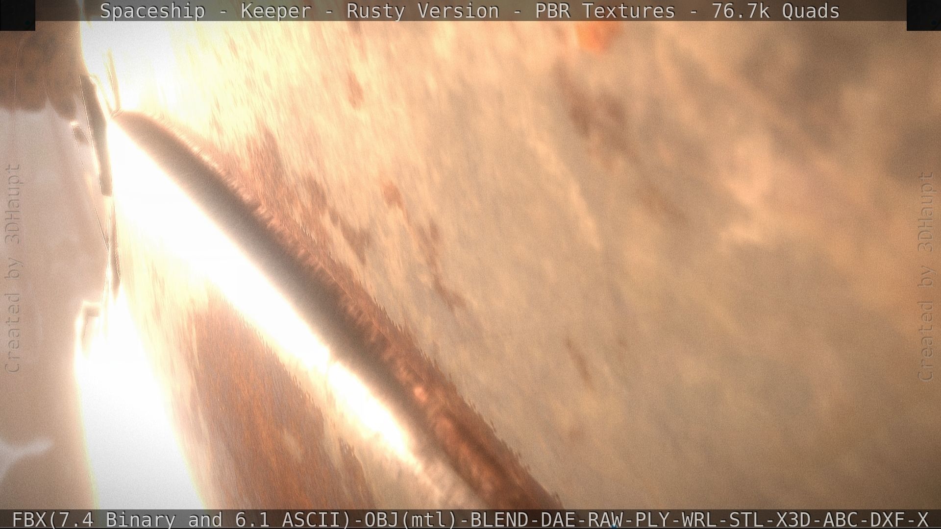 Spaceship - Keeper - Rusty Version 3D model_144