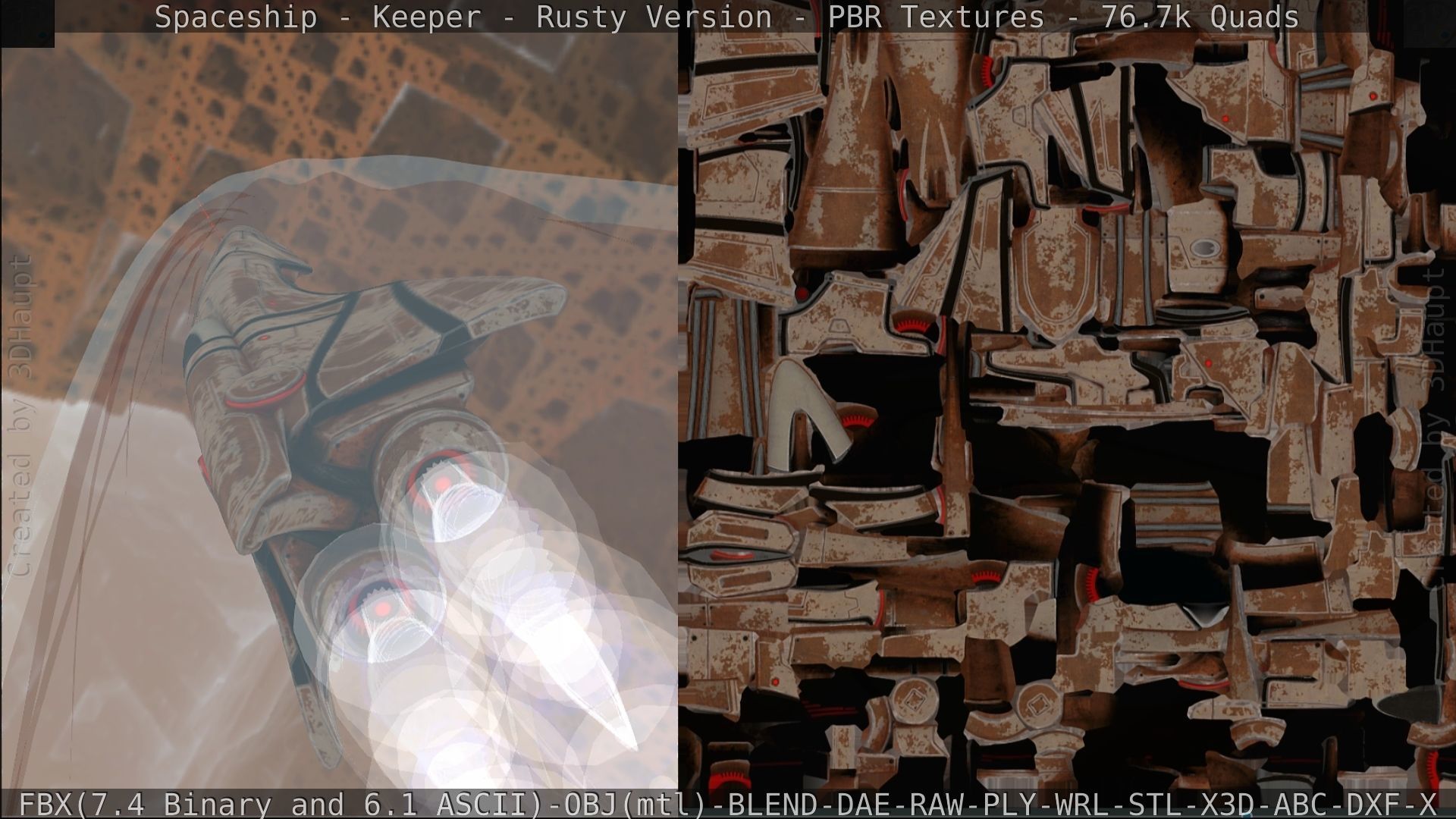 Spaceship - Keeper - Rusty Version 3D model_281