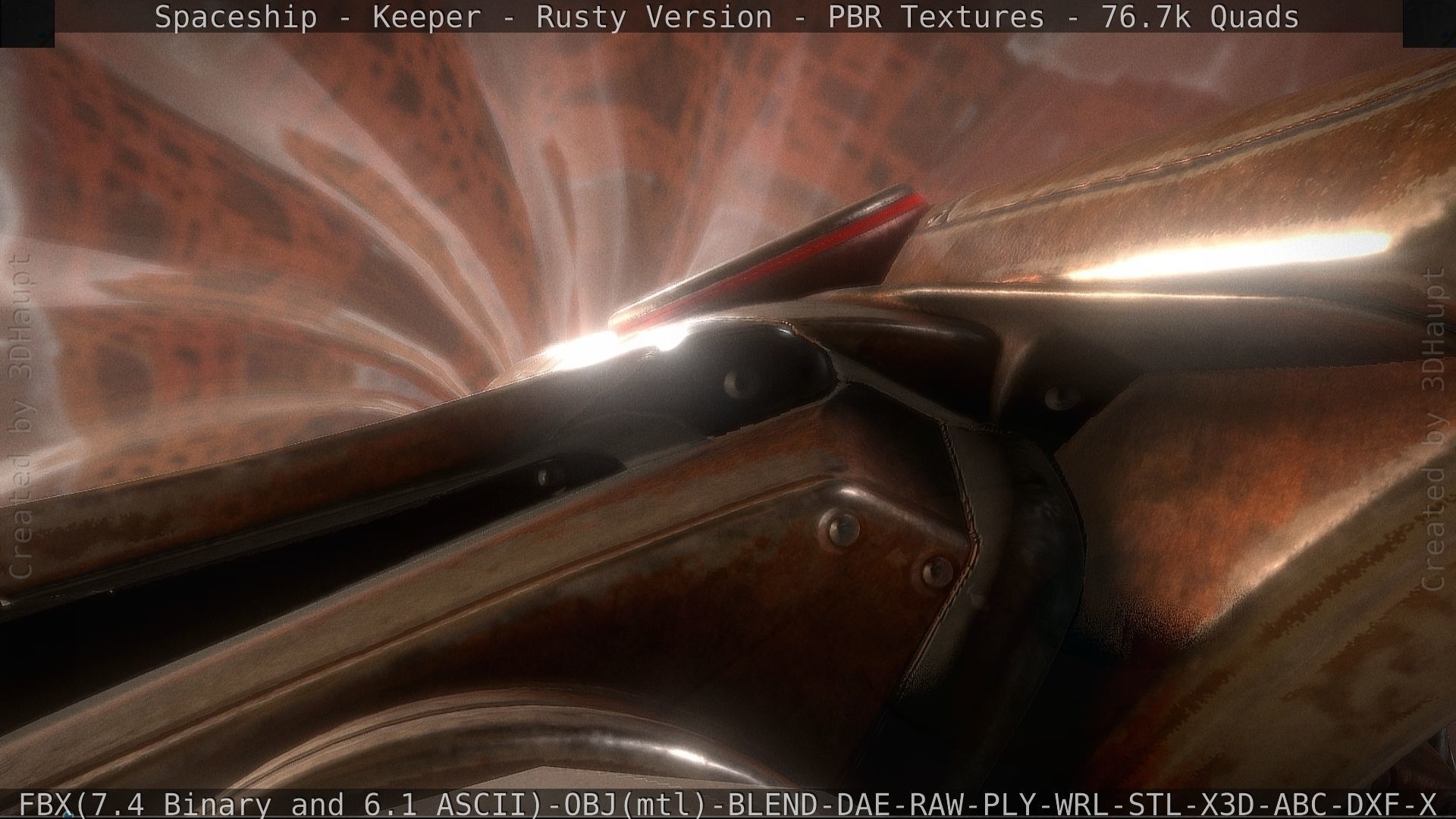 Spaceship - Keeper - Rusty Version 3D model_166