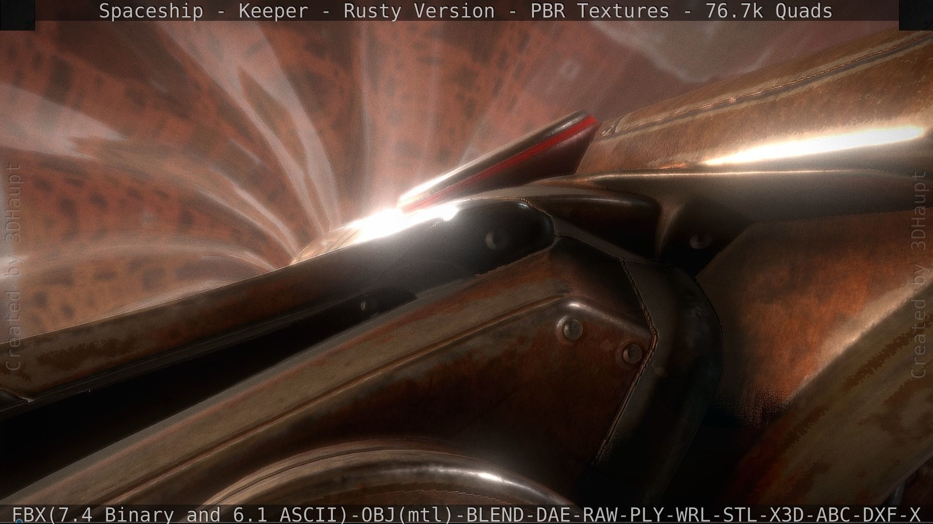 Spaceship - Keeper - Rusty Version 3D model_165