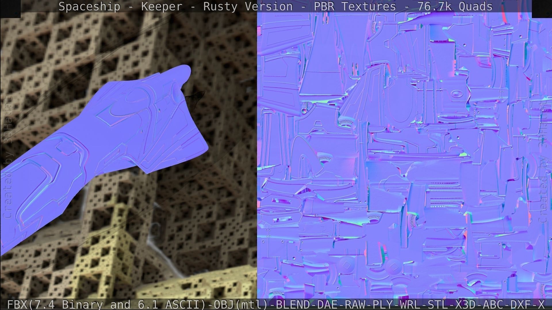 Spaceship - Keeper - Rusty Version 3D model_402