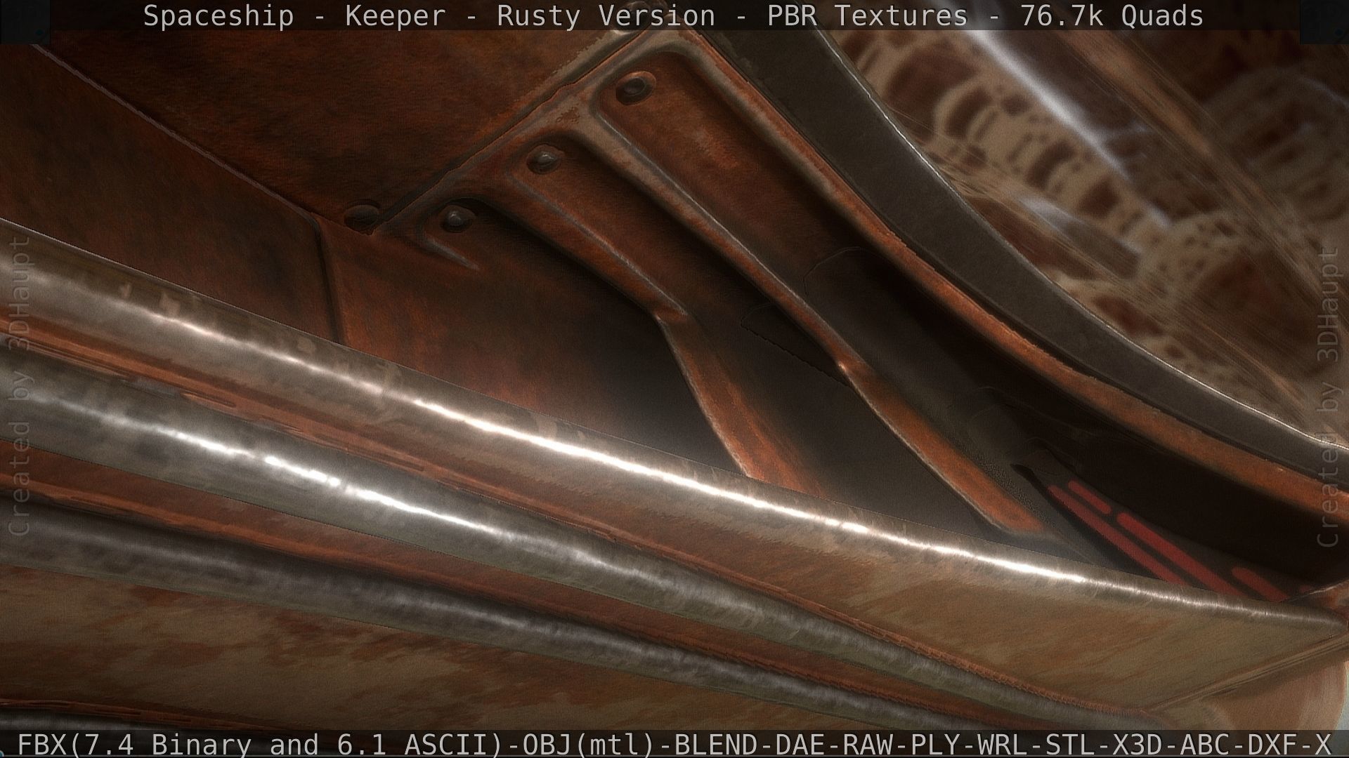 Spaceship - Keeper - Rusty Version 3D model_79