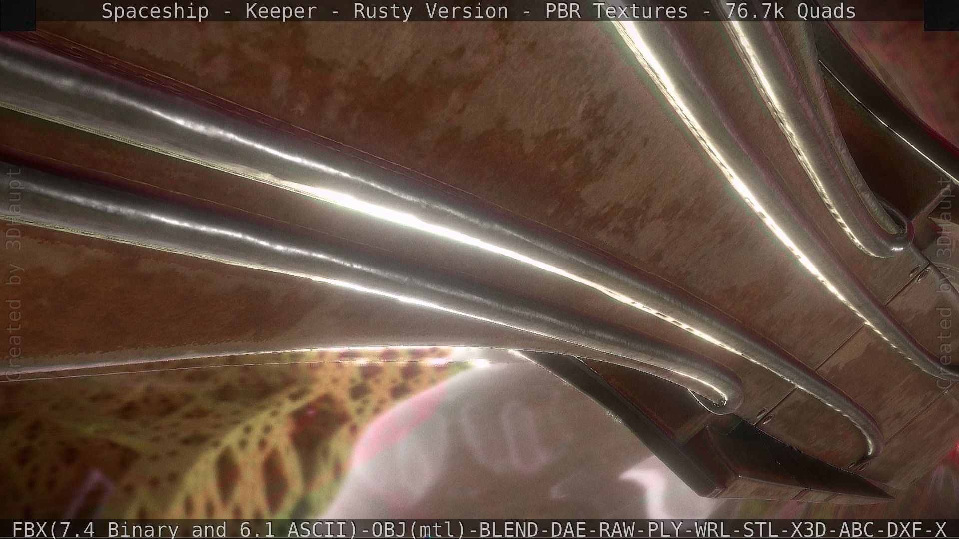 Spaceship - Keeper - Rusty Version 3D model_96