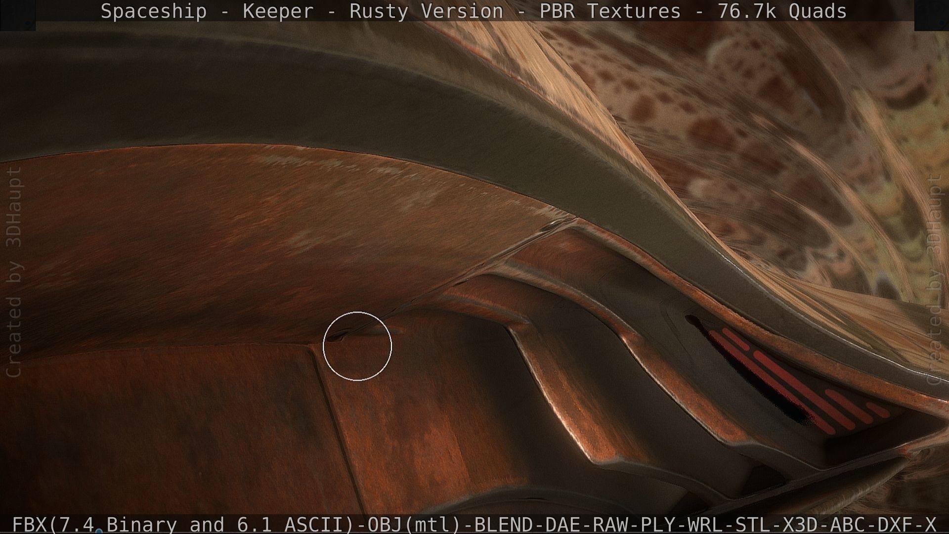 Spaceship - Keeper - Rusty Version 3D model_83