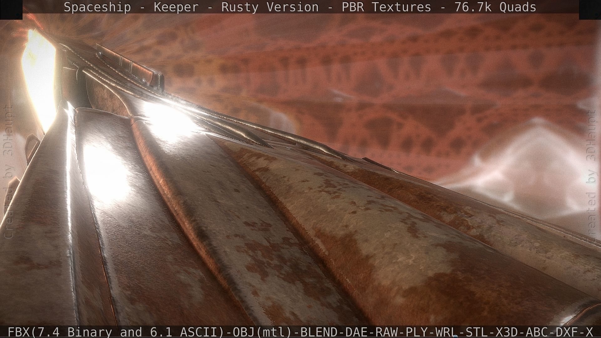 Spaceship - Keeper - Rusty Version 3D model_151