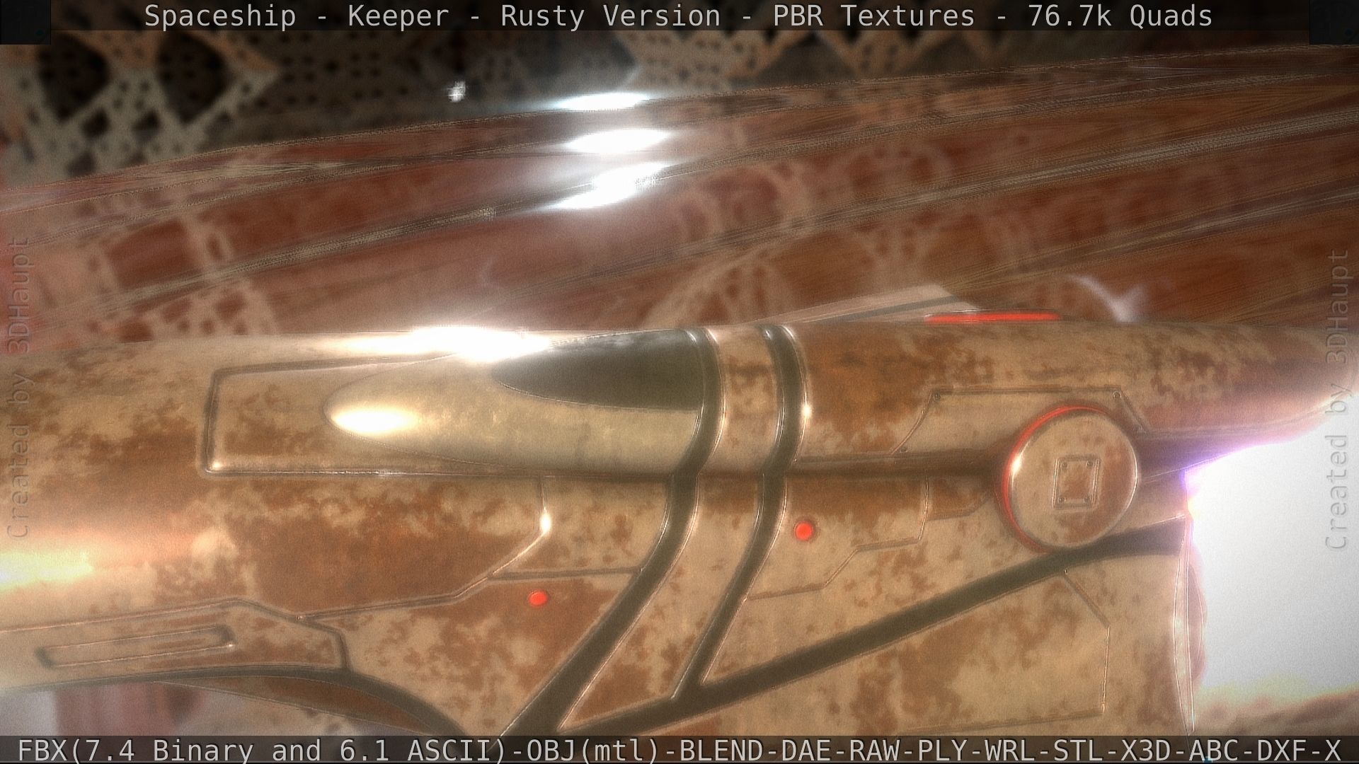 Spaceship - Keeper - Rusty Version 3D model_156