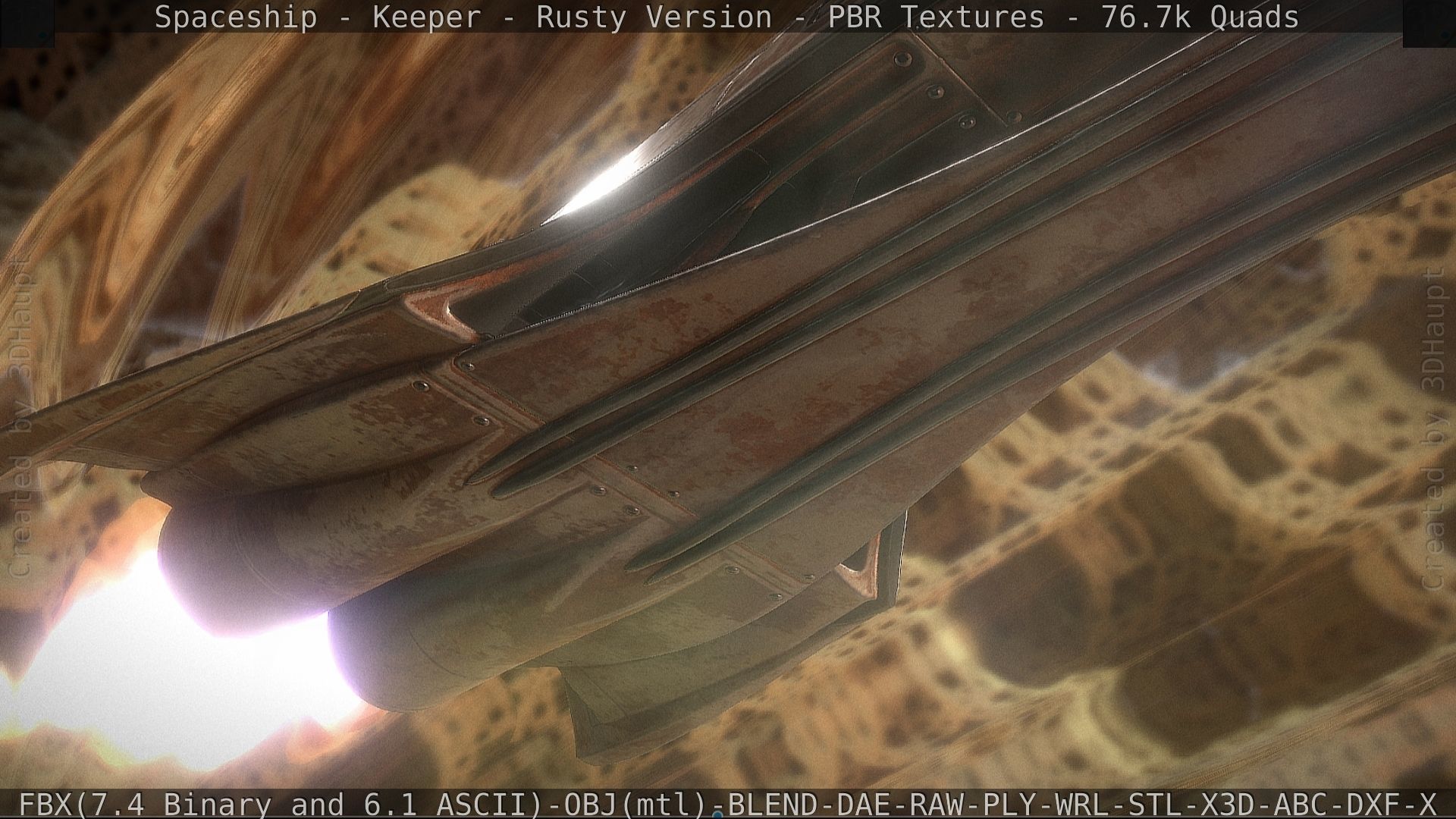 Spaceship - Keeper - Rusty Version 3D model_182