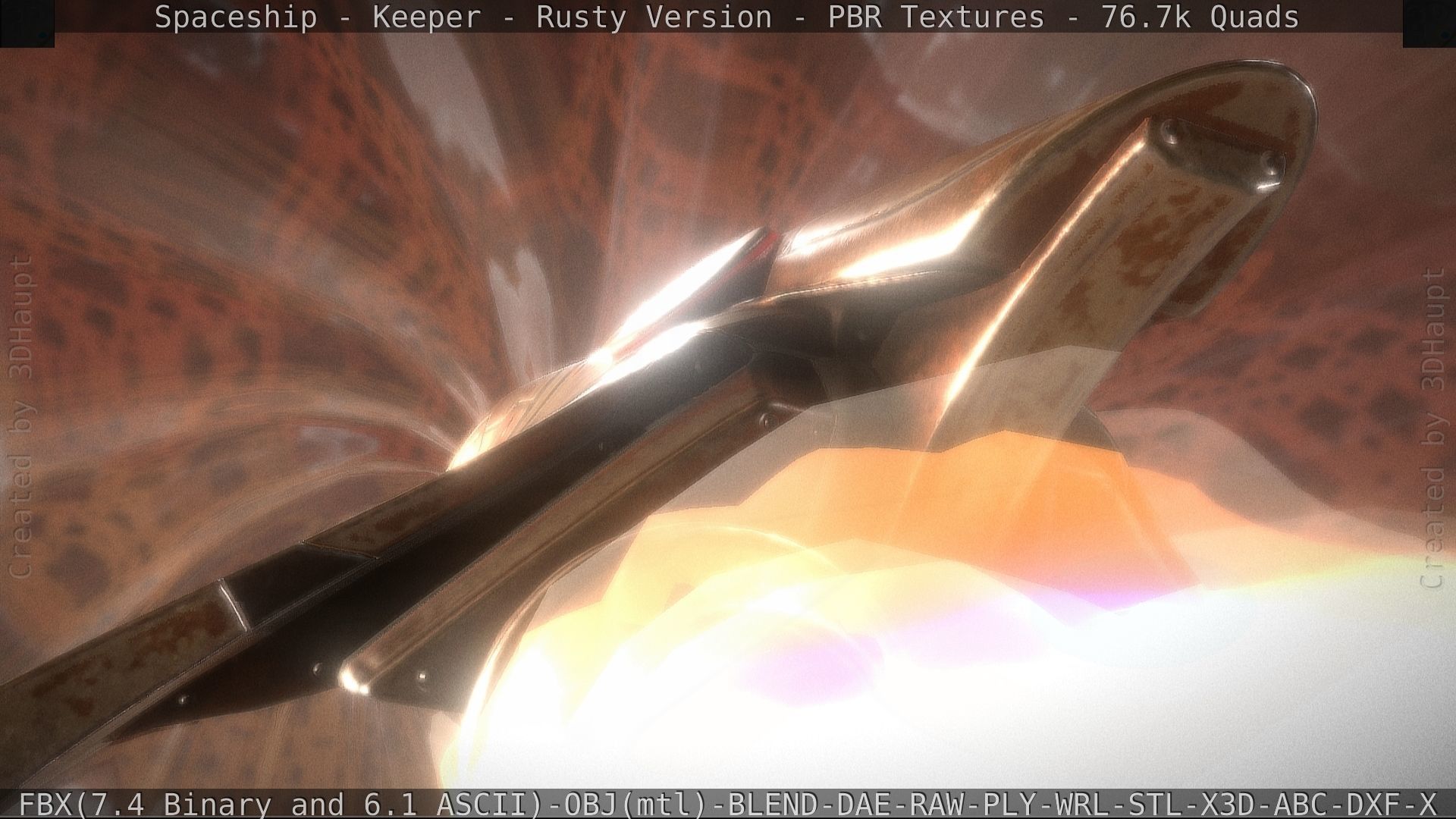 Spaceship - Keeper - Rusty Version 3D model_162