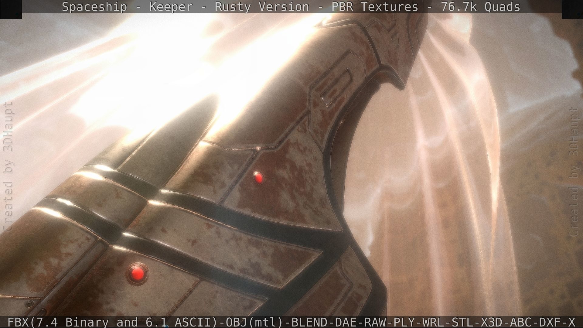 Spaceship - Keeper - Rusty Version 3D model_132