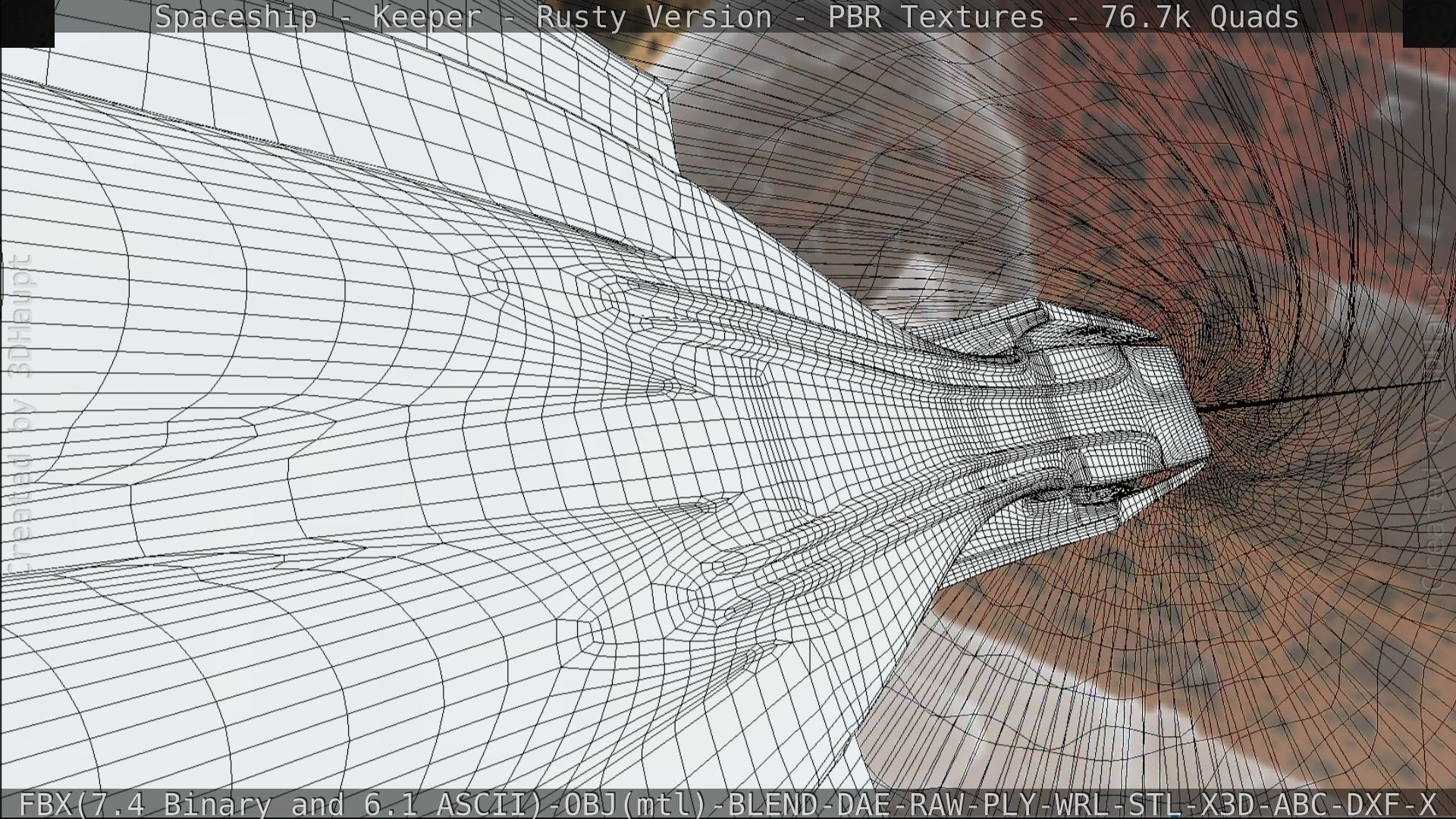 Spaceship - Keeper - Rusty Version 3D model_238