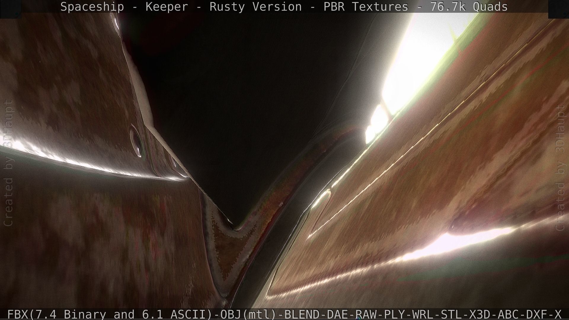 Spaceship - Keeper - Rusty Version 3D model_103