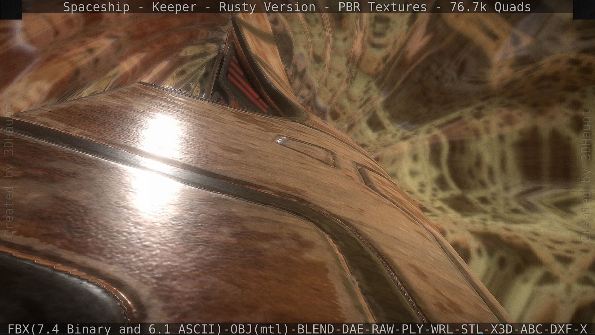 Spaceship - Keeper - Rusty Version 3D model_195