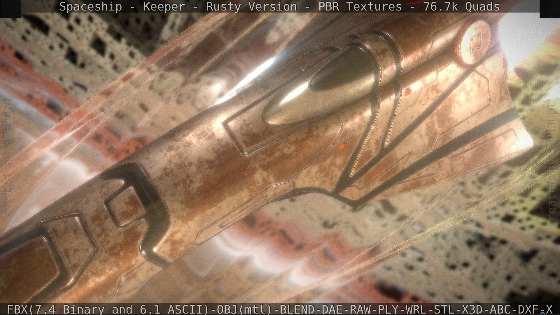 Spaceship - Keeper - Rusty Version 3D model_116