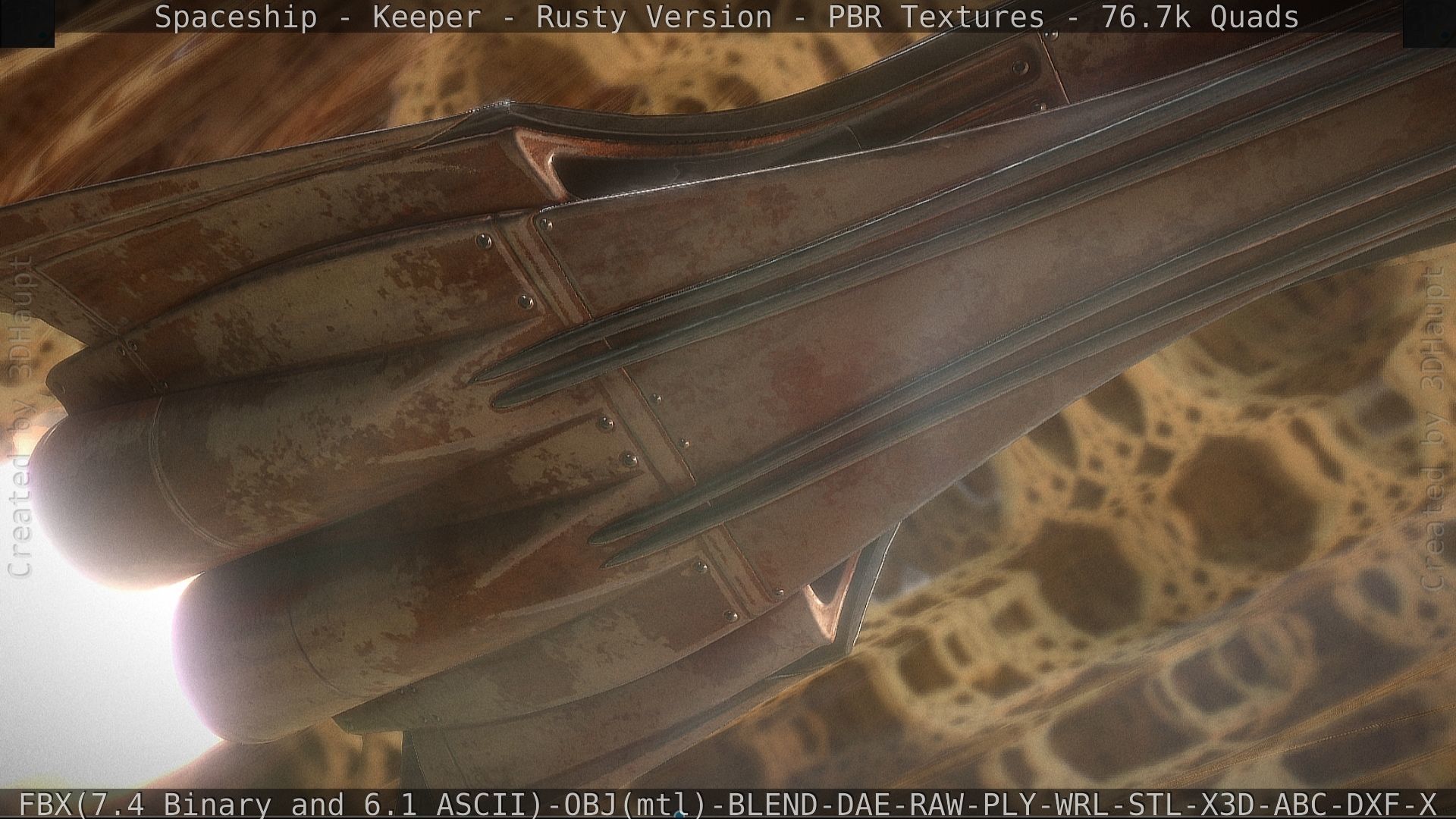 Spaceship - Keeper - Rusty Version 3D model_184