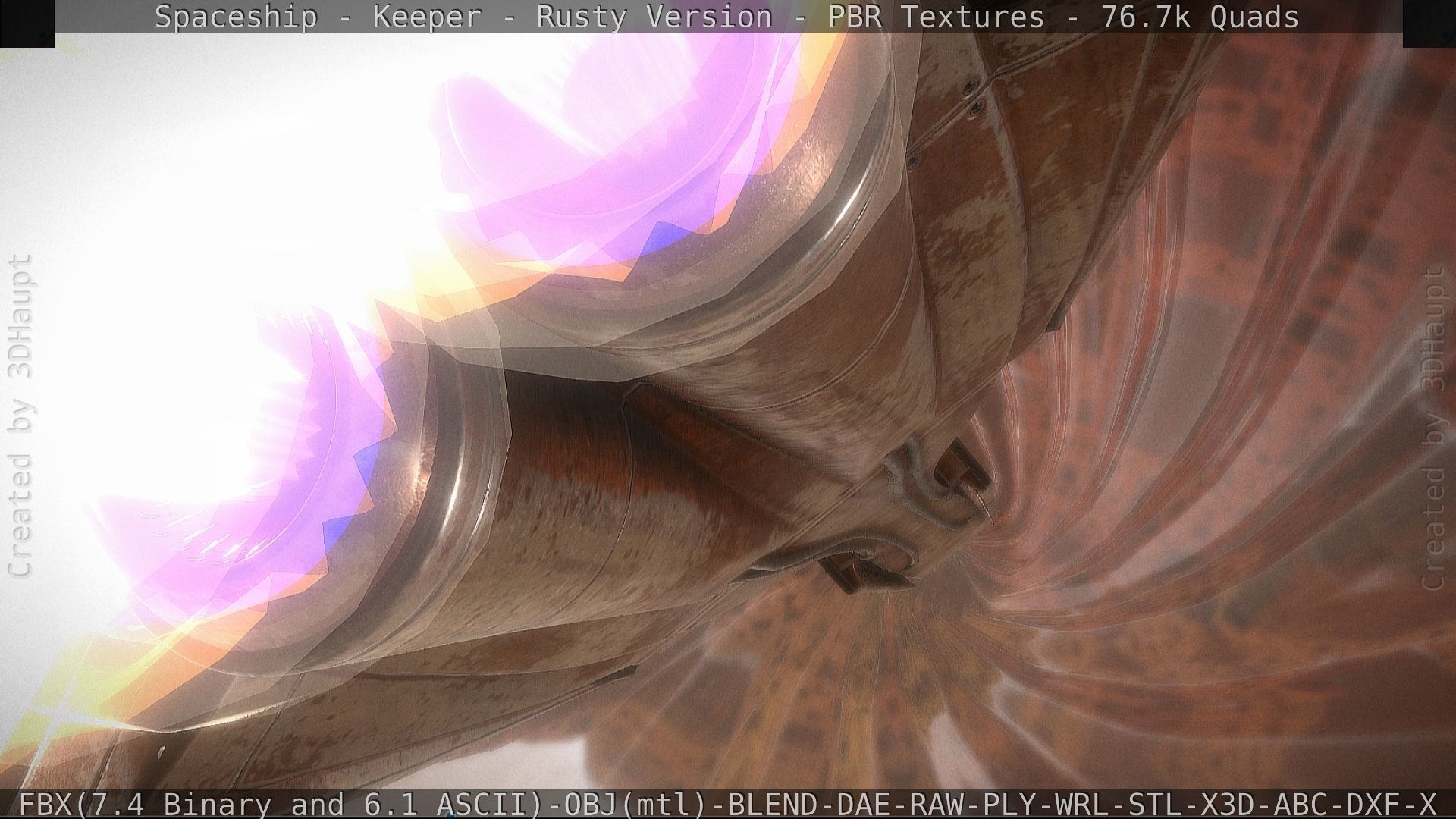 Spaceship - Keeper - Rusty Version 3D model_176