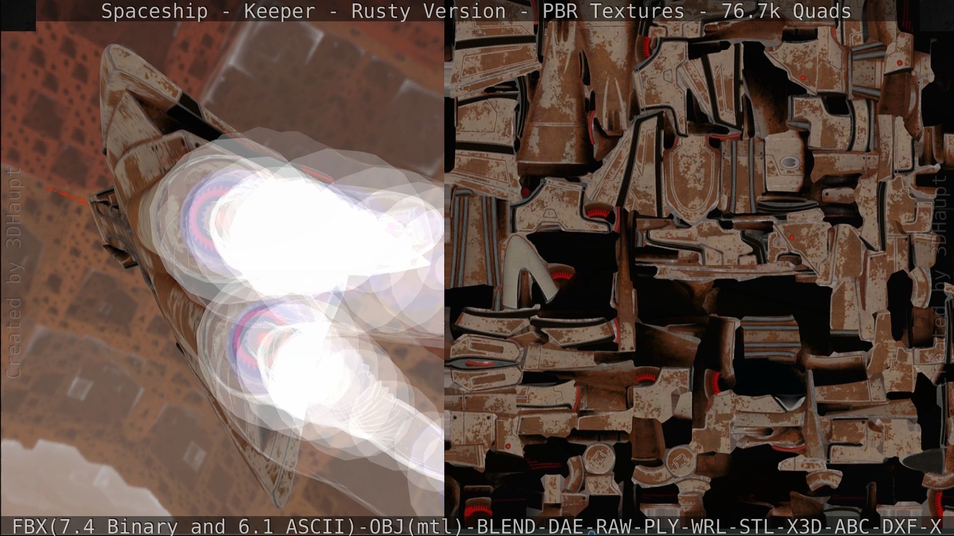 Spaceship - Keeper - Rusty Version 3D model_260