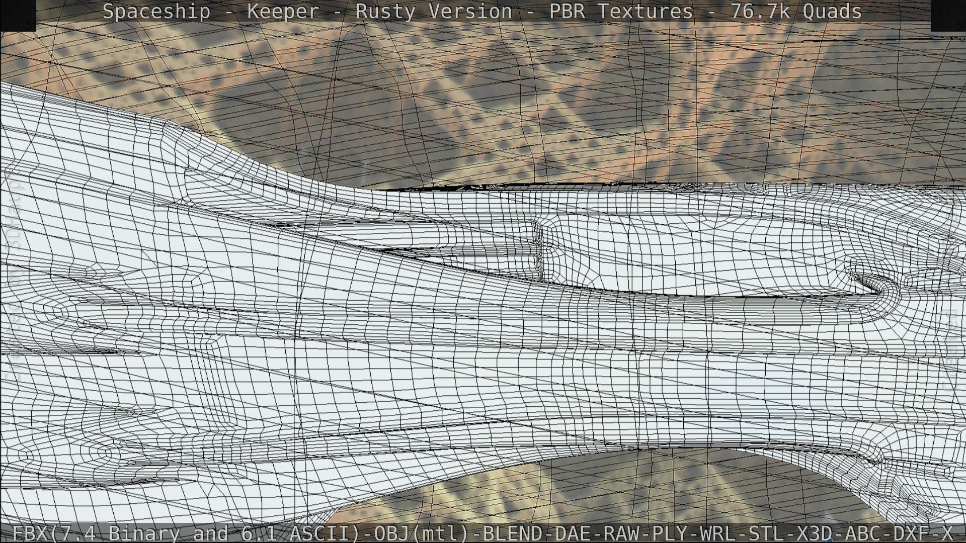 Spaceship - Keeper - Rusty Version 3D model_240