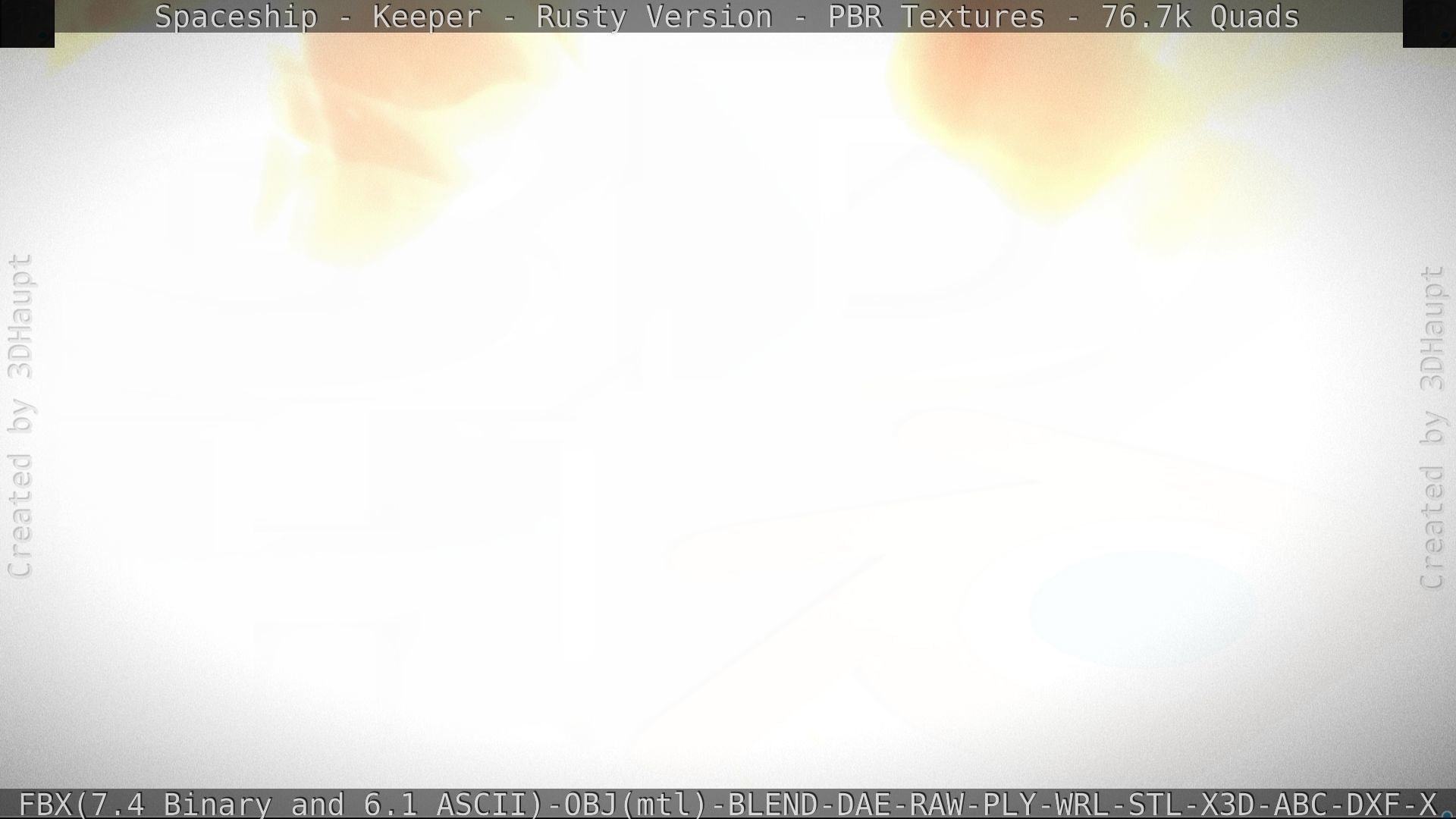 Spaceship - Keeper - Rusty Version 3D model_29