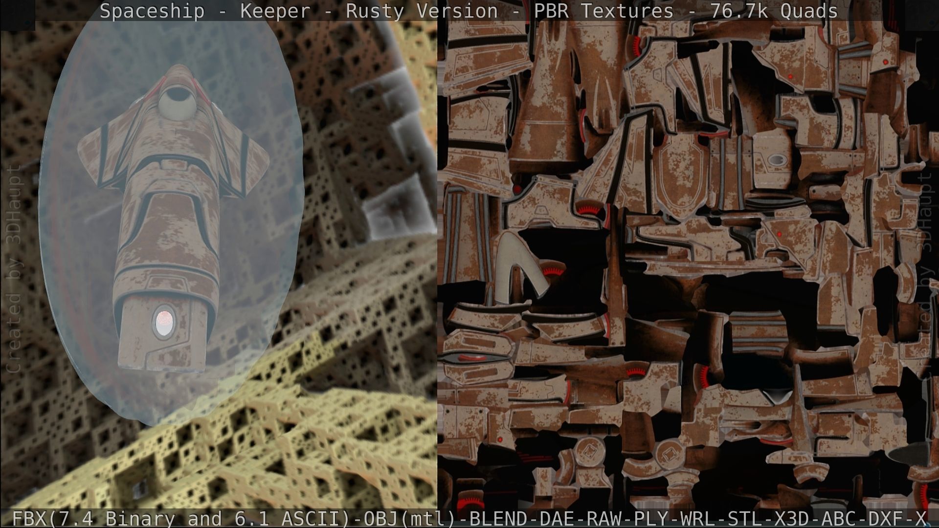 Spaceship - Keeper - Rusty Version 3D model_272