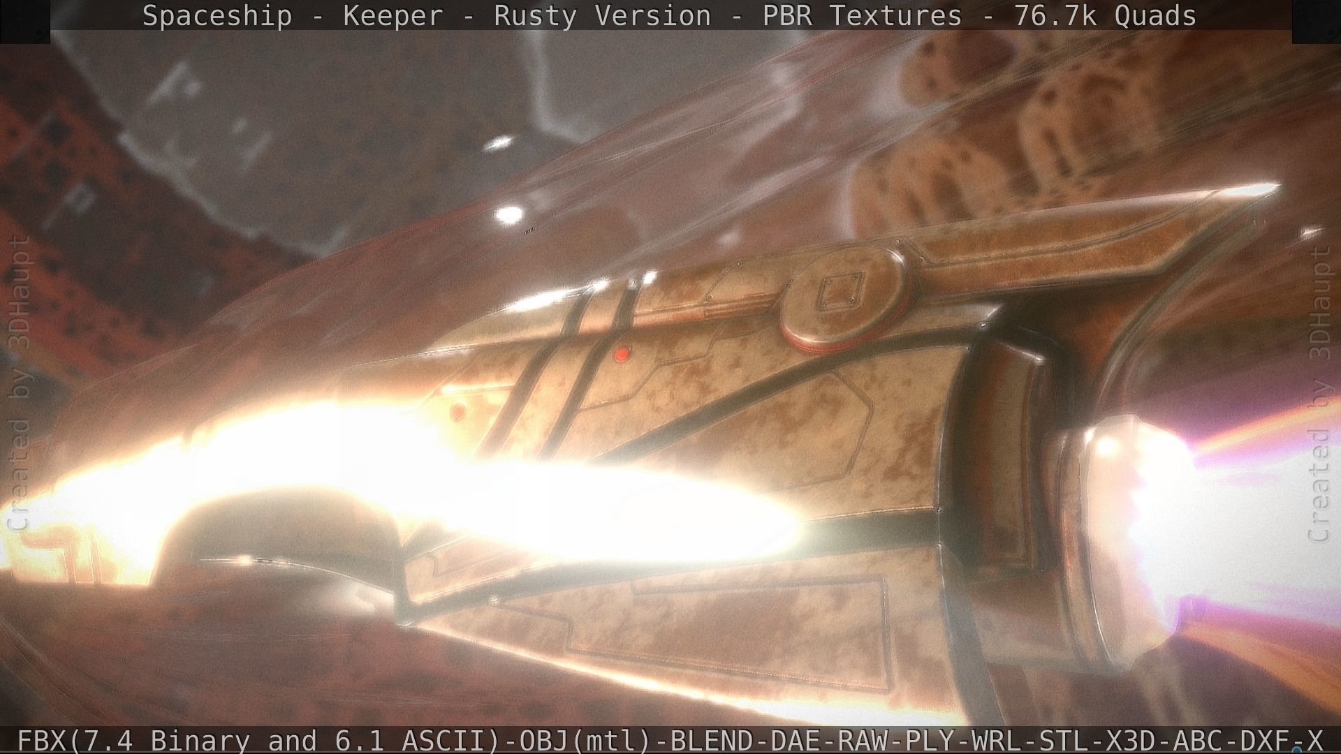 Spaceship - Keeper - Rusty Version 3D model_158