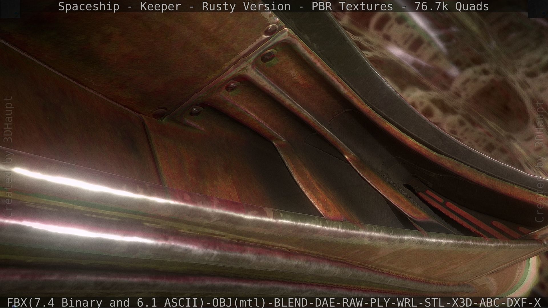 Spaceship - Keeper - Rusty Version 3D model_80