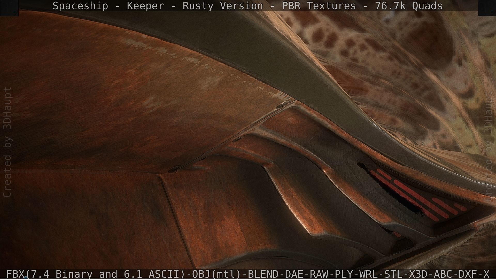 Spaceship - Keeper - Rusty Version 3D model_81