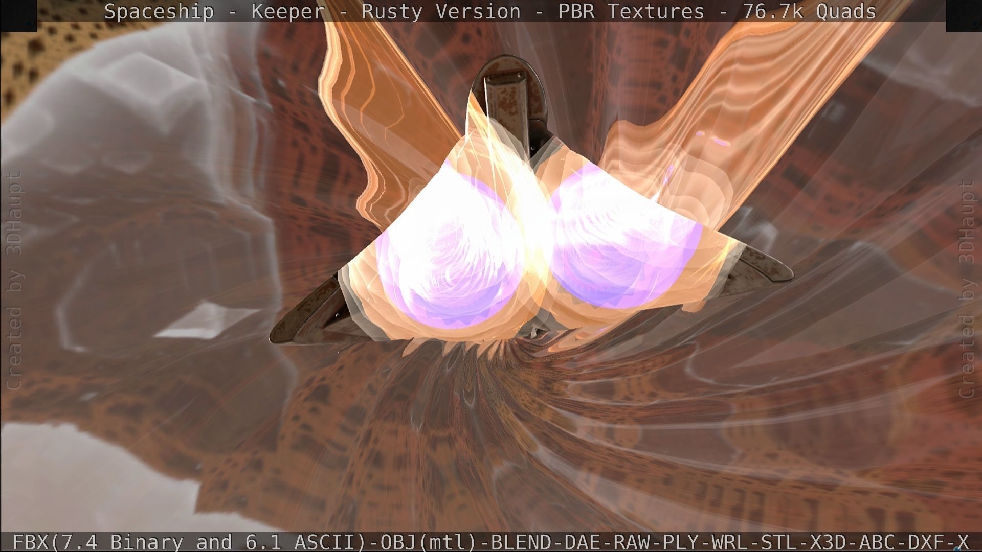 Spaceship - Keeper - Rusty Version 3D model_511