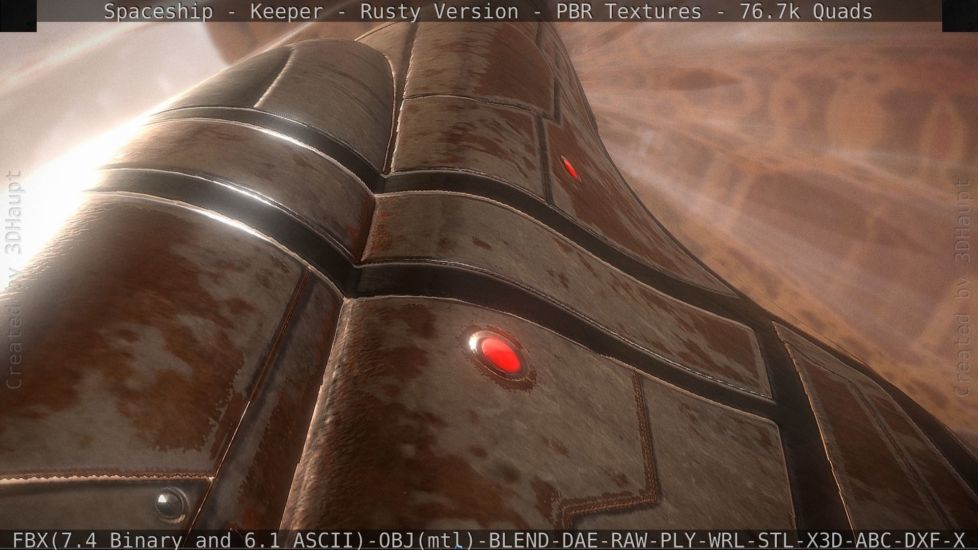 Spaceship - Keeper - Rusty Version 3D model_139