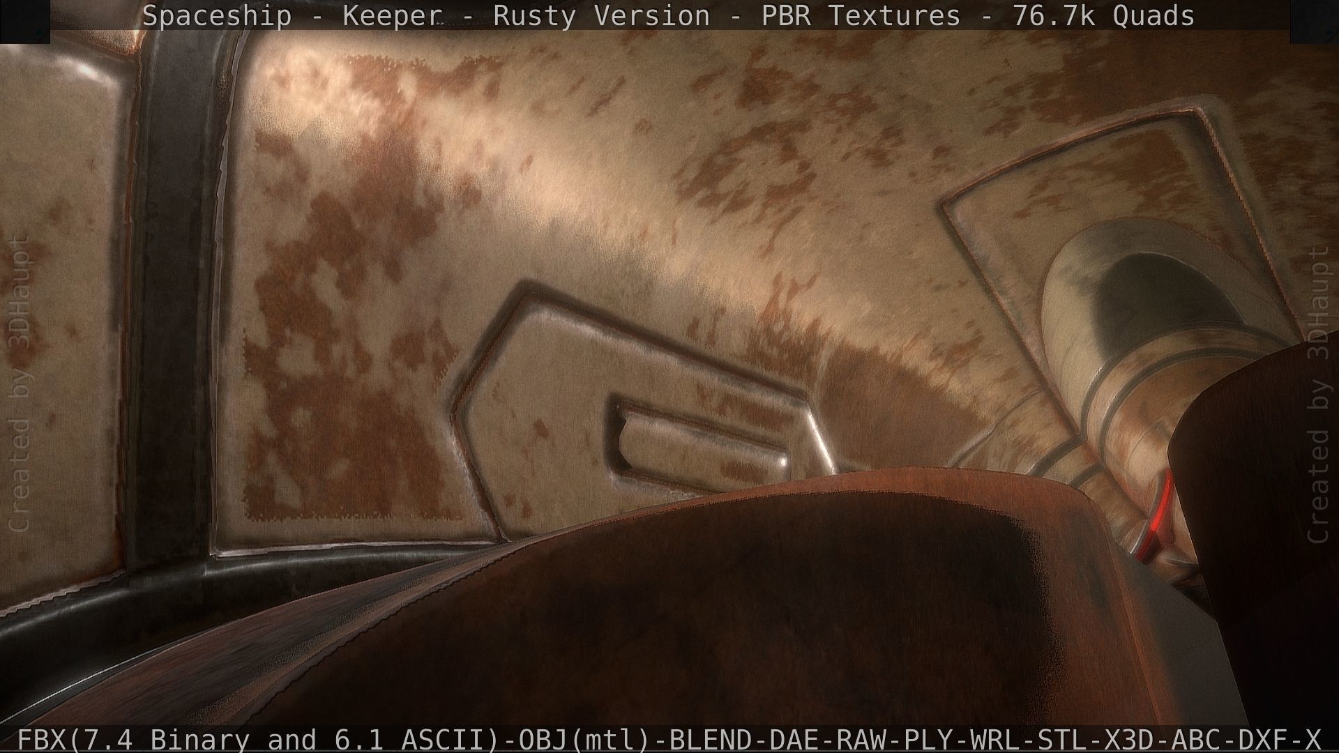 Spaceship - Keeper - Rusty Version 3D model_78