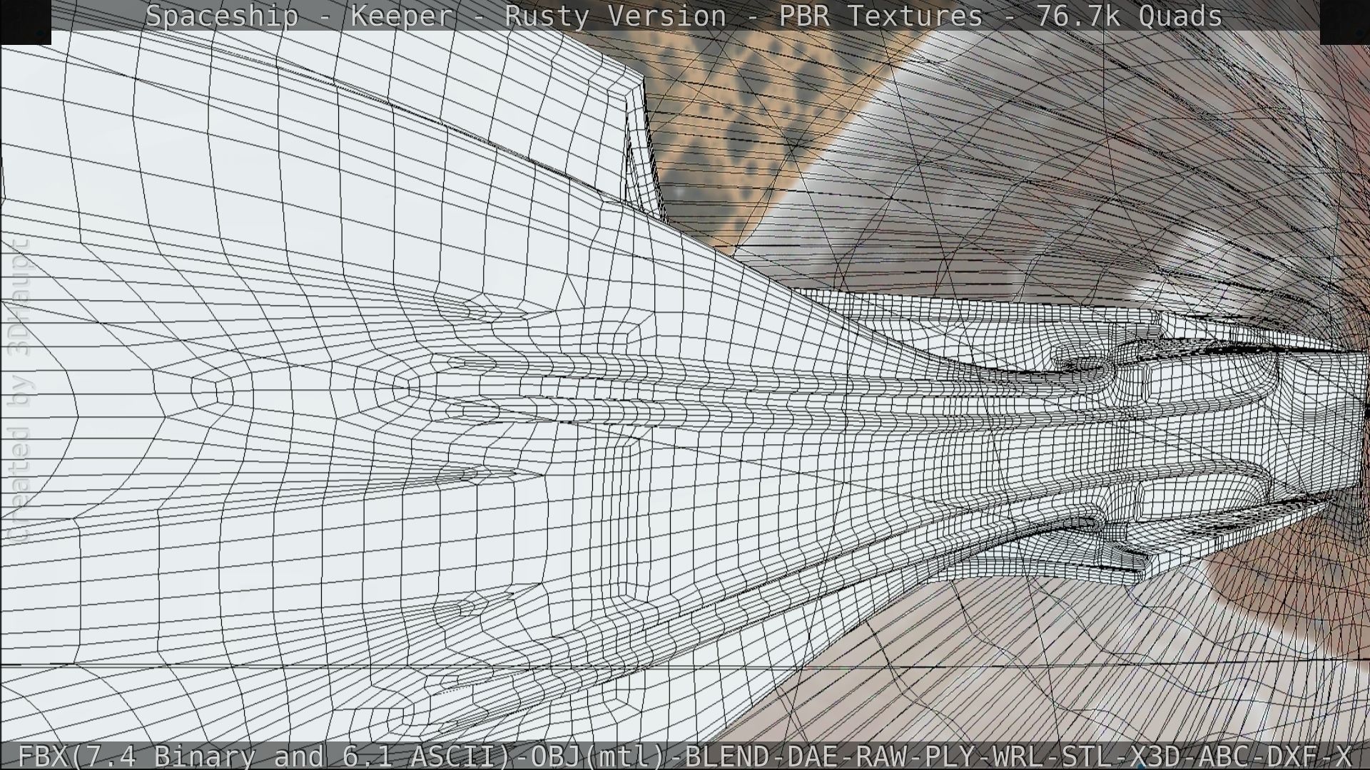 Spaceship - Keeper - Rusty Version 3D model_239